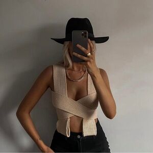 Rumours Let It Be Knit Wrap Top